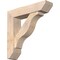 Ekena Millwork Funston Slat Smooth Bracket w/ Offset Brace, Douglas Fir, 7 1/2"W x 32"D x 32"H BKT0806X32X32FST06SDF - alternate 1